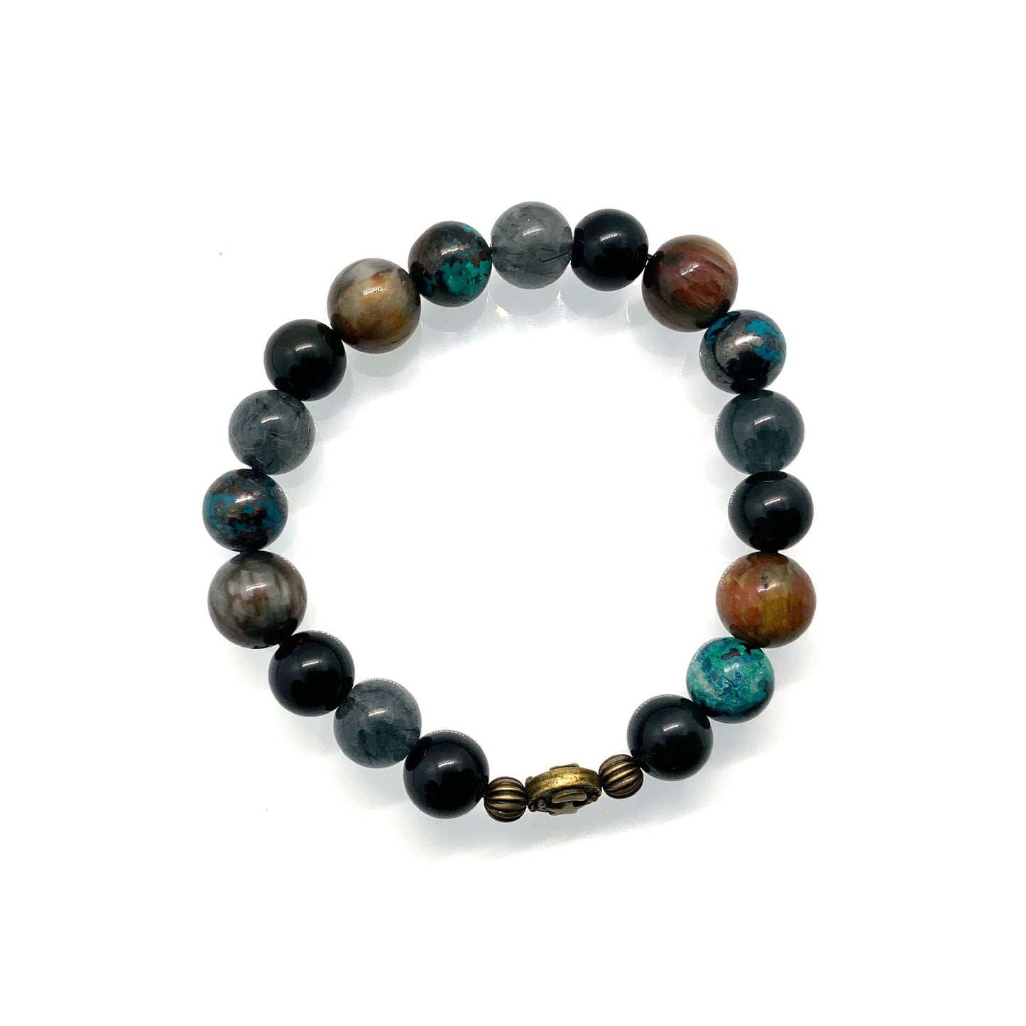 C.T Handmade Gemstone Bracelete | Vivid Understated | 17cm