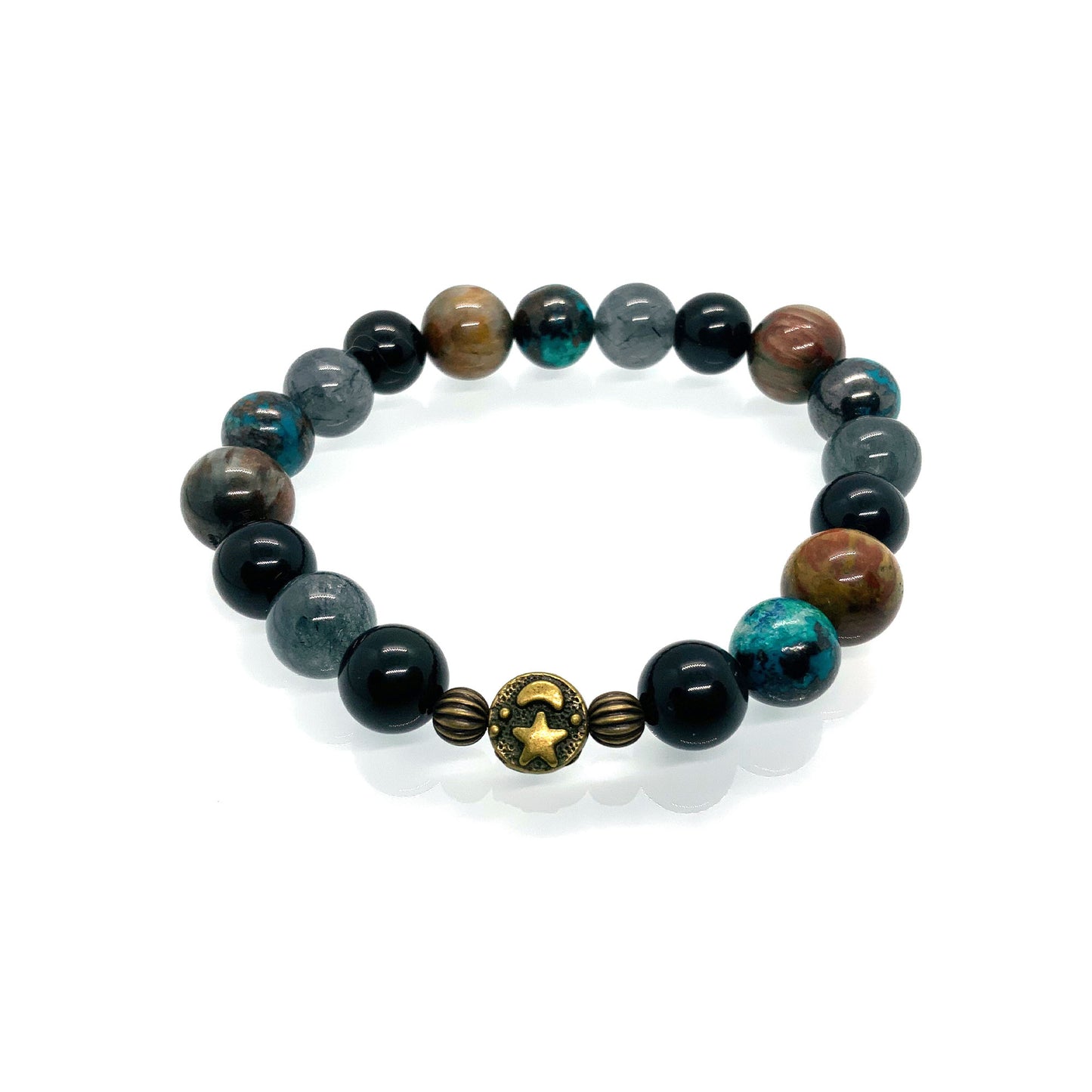 C.T Handmade Gemstone Bracelete | Vivid Understated | 17cm