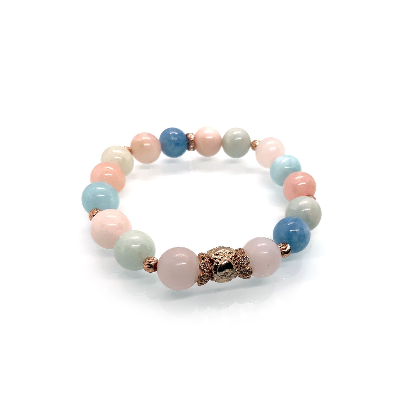 C.T Handmade Gemstone Bracelete | Beryl Candies | 16cm