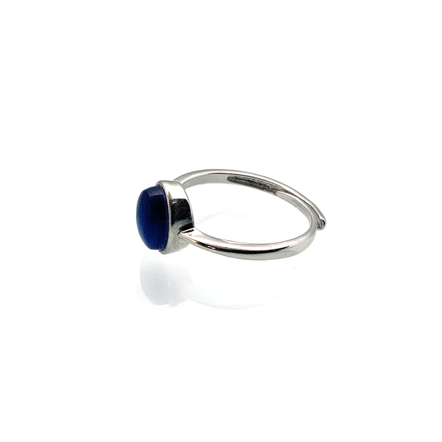 Kyanite Adjustable Thin Ring | Plain Style