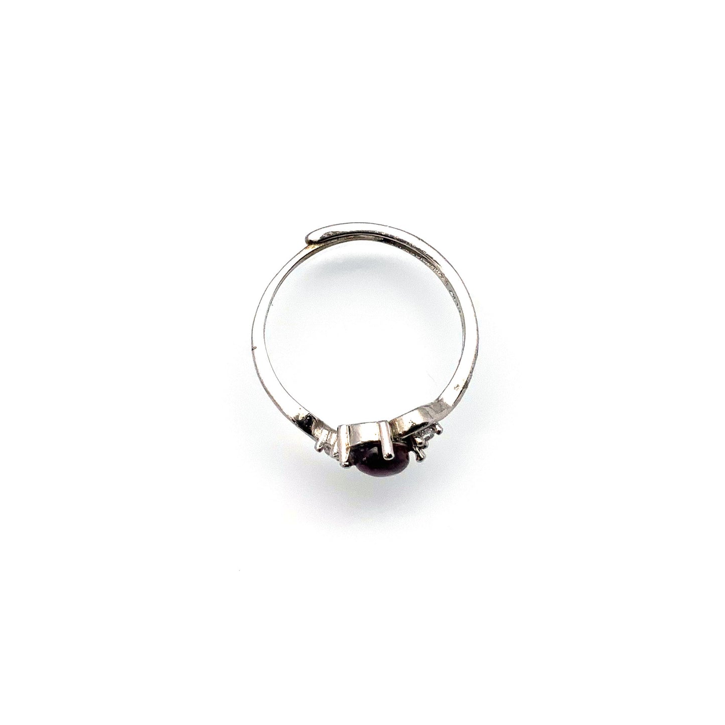 Garnet Adjustable Thin Ring - 2 Styles