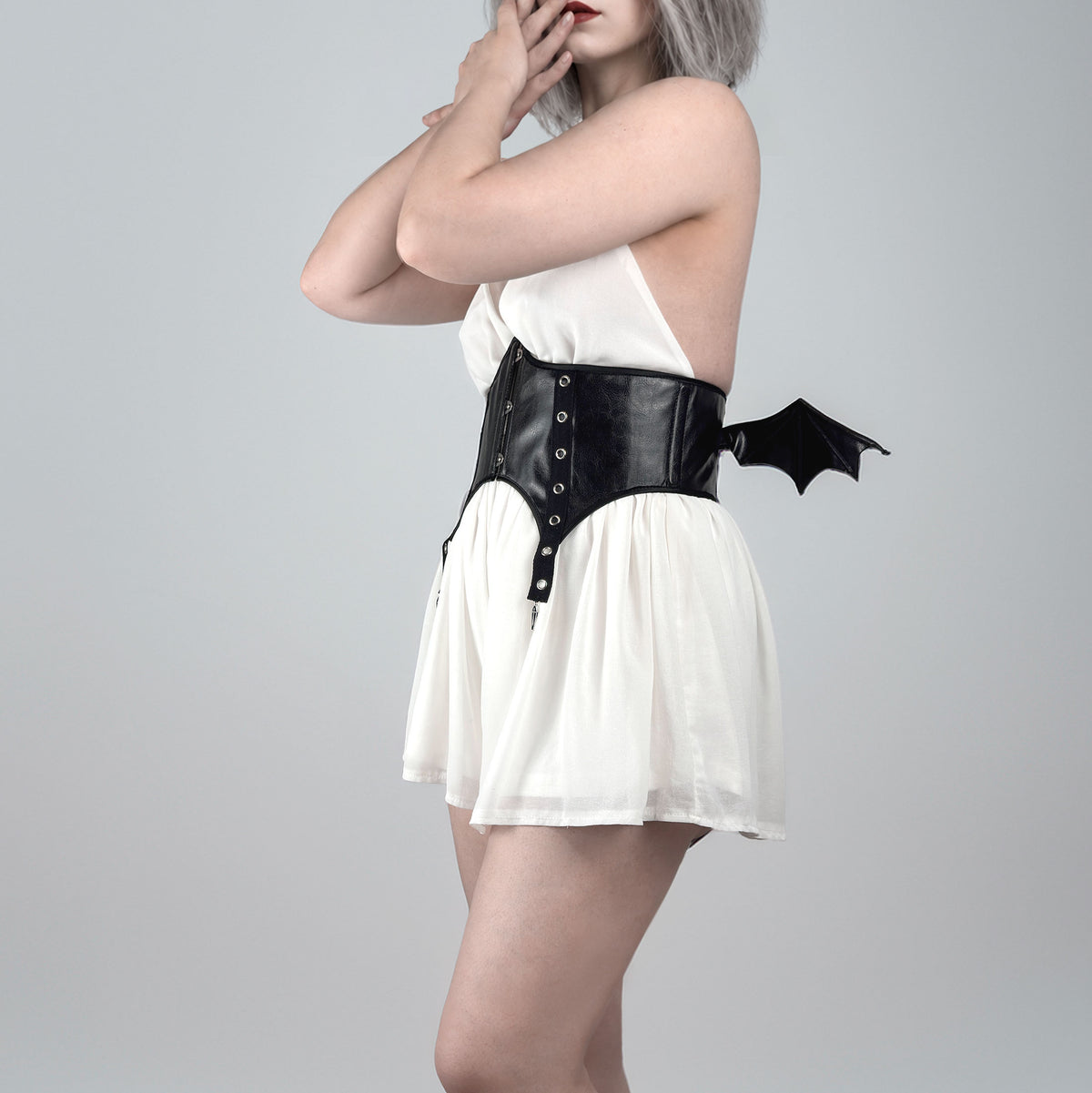 🖤Halloween🦇Bat Wing Harness Corset Belt Little Devil Gothic